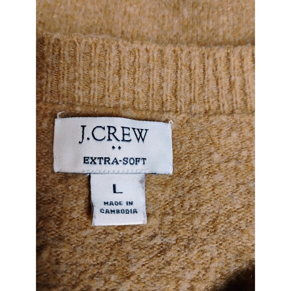 J.Crew Women's Extra Soft Brown Sweater, Size L - Picture 3 of 6